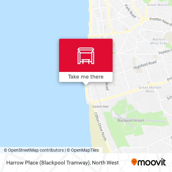Harrow Place (Blackpool Tramway) map