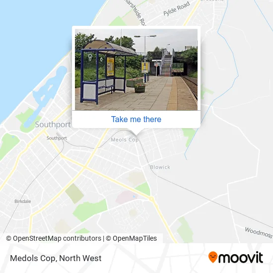 Medols Cop map