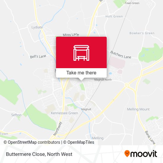 Buttermere Close map