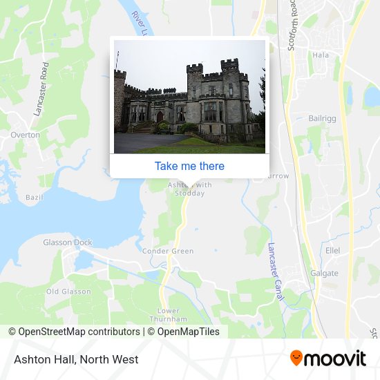 Ashton Hall map