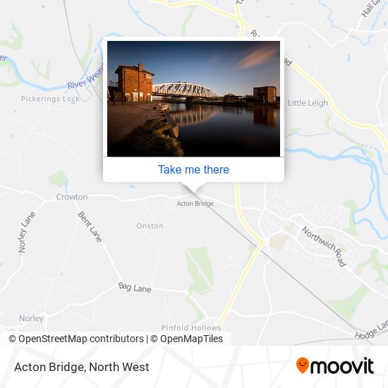 Acton Bridge map