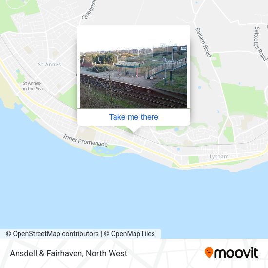 Ansdell & Fairhaven map