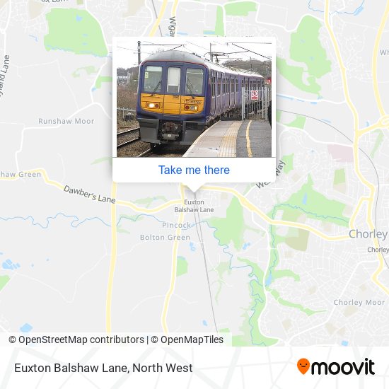 How to get to Euxton Hall Independent Hospital by Bus or Train?