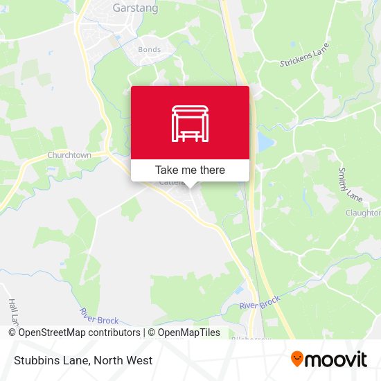 Stubbins Lane map