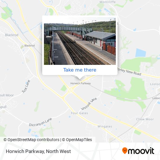 Horwich Parkway map