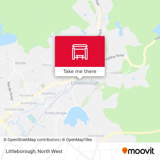 Littleborough map