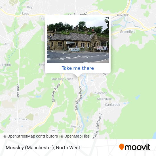 Mossley (Manchester) map