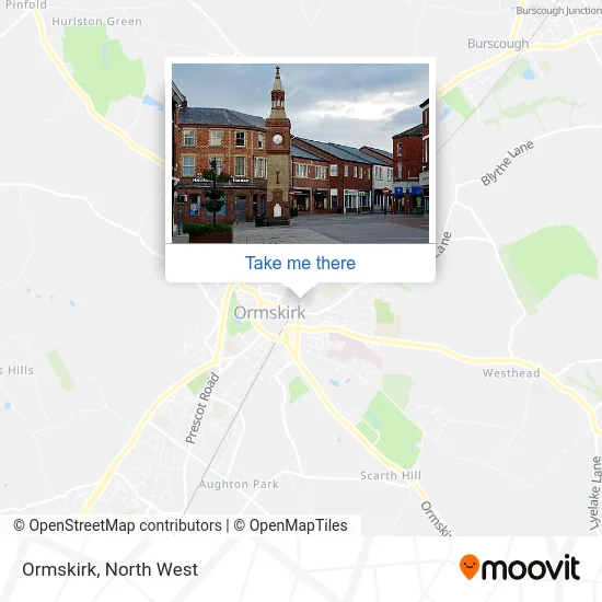 Ormskirk map