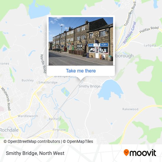 Smithy Bridge map