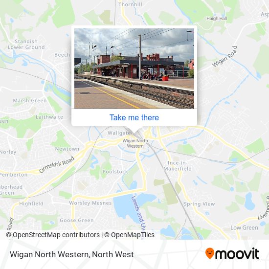 Wigan North Western map