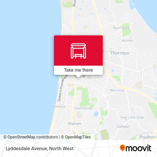 Lyddesdale Avenue map