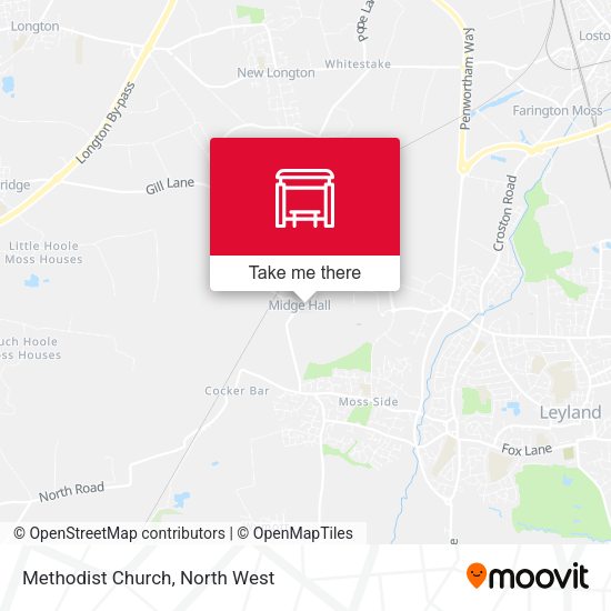 Methodist Church map