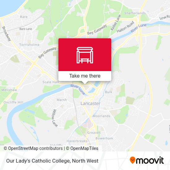 Our Lady's Catholic College map