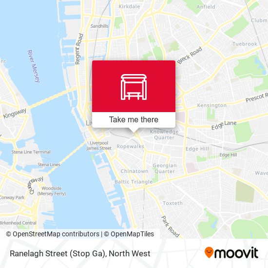 Ranelagh Street (Stop Ga) map