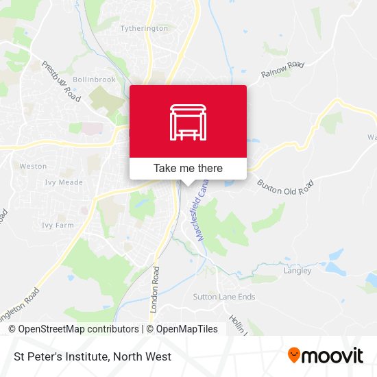 St Peter's Institute map