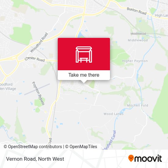 Vernon Road map