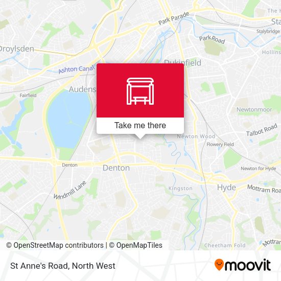 St Anne's Road map