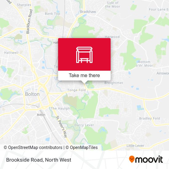 Brookside Road map