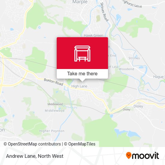 Andrew Lane map