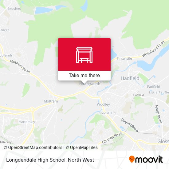 Longdendale High School map