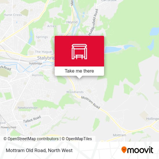 Mottram Old Road map