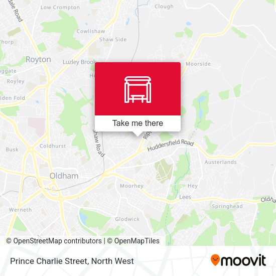 Prince Charlie Street map