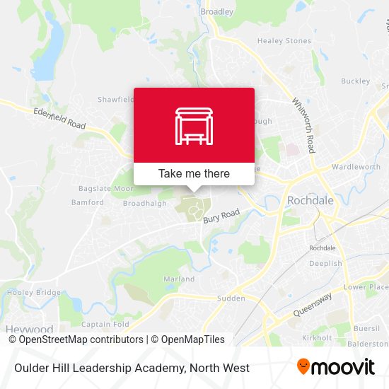 Oulder Hill Leadership Academy map