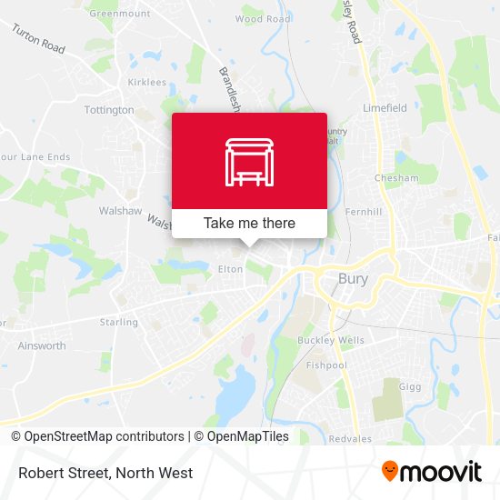 Robert Street map