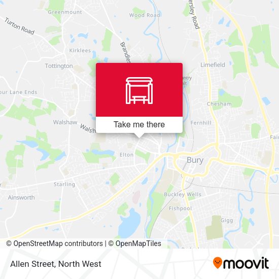 Allen Street map
