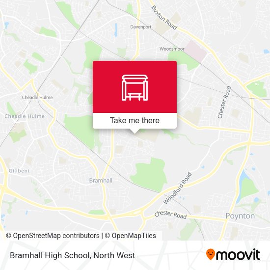 Bramhall High School map