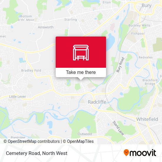 Cemetery Road map