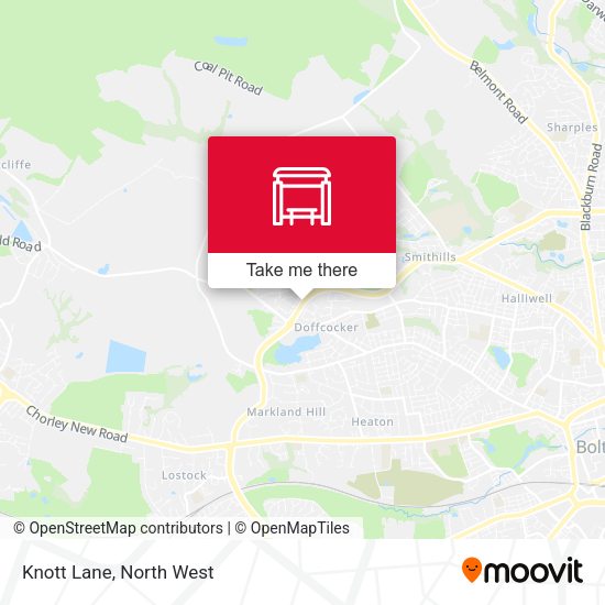 Knott Lane map
