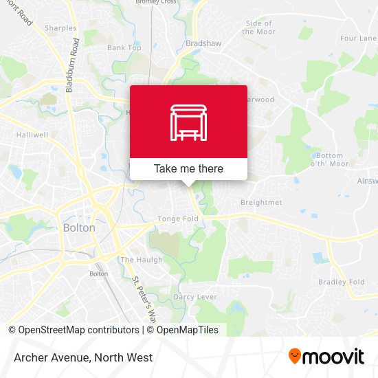 Archer Avenue map