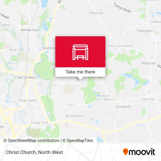 Christ Church map
