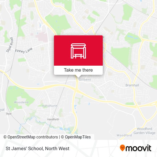 St James' School map