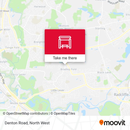 Denton Road map