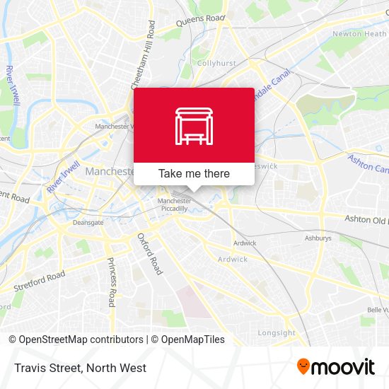 Travis Street map
