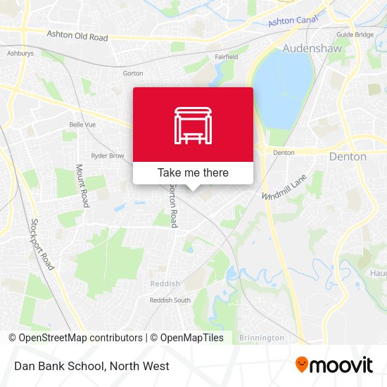 Dan Bank School map