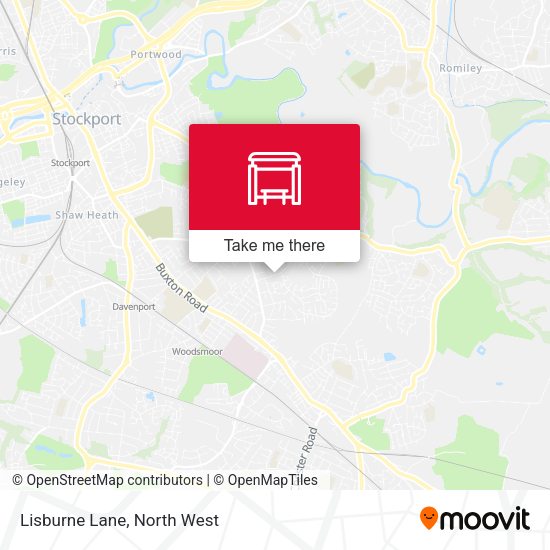 Lisburne Lane map