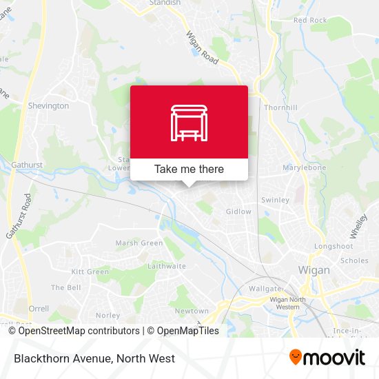 Blackthorn Avenue map