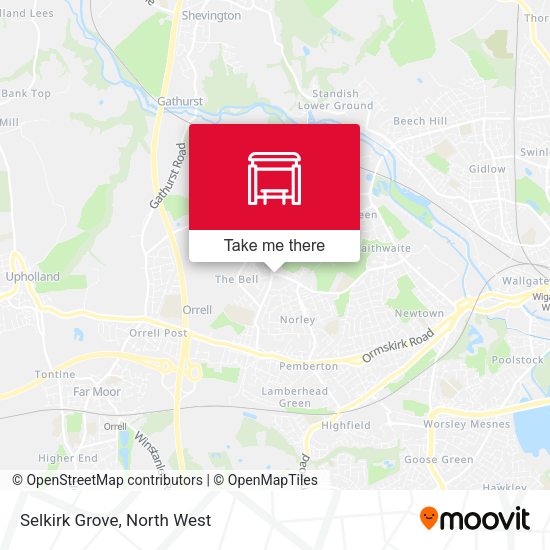 Selkirk Grove map