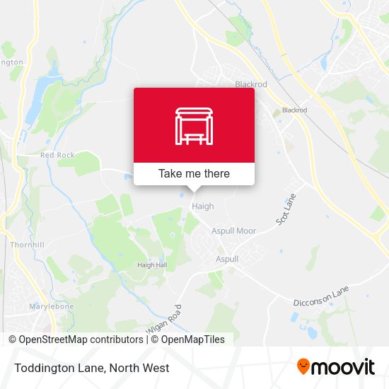 Toddington Lane map