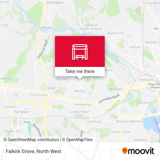 Falkirk Grove map