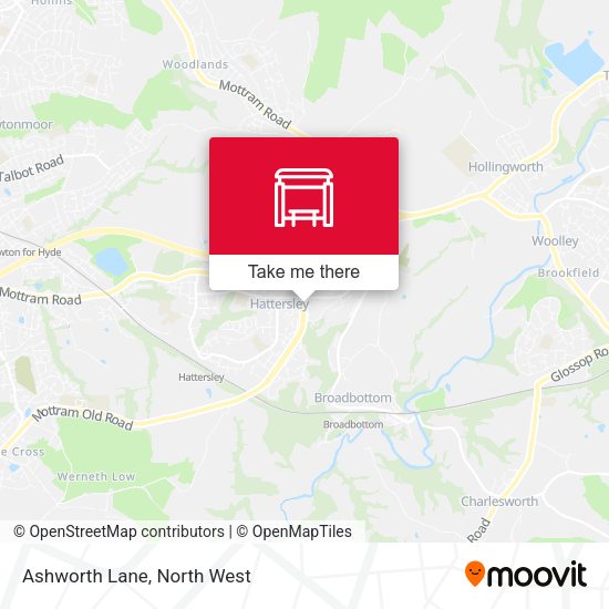 Ashworth Lane map