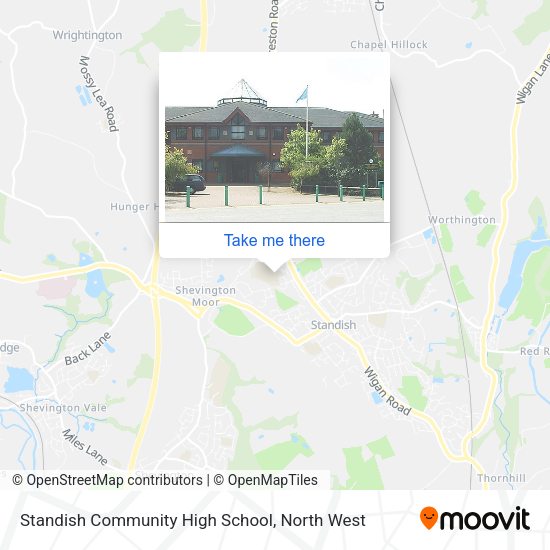 Standish Community High School map