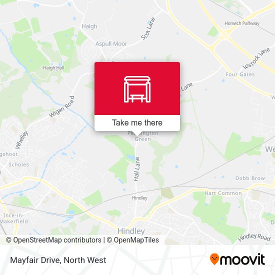 Mayfair Drive map