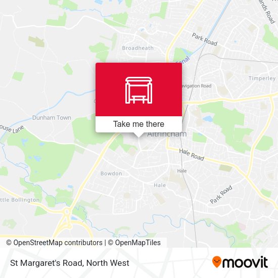 St Margaret's Road map