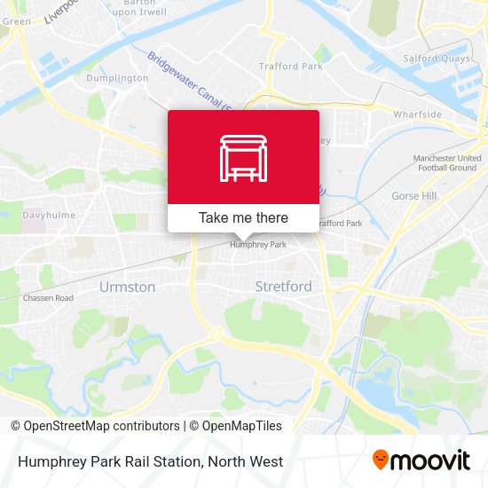 Humphrey Park Rail Station map