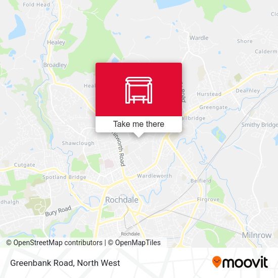 Greenbank Road map