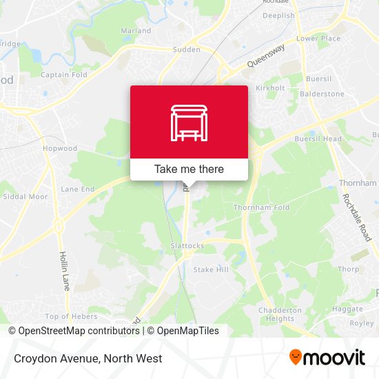 Croydon Avenue map